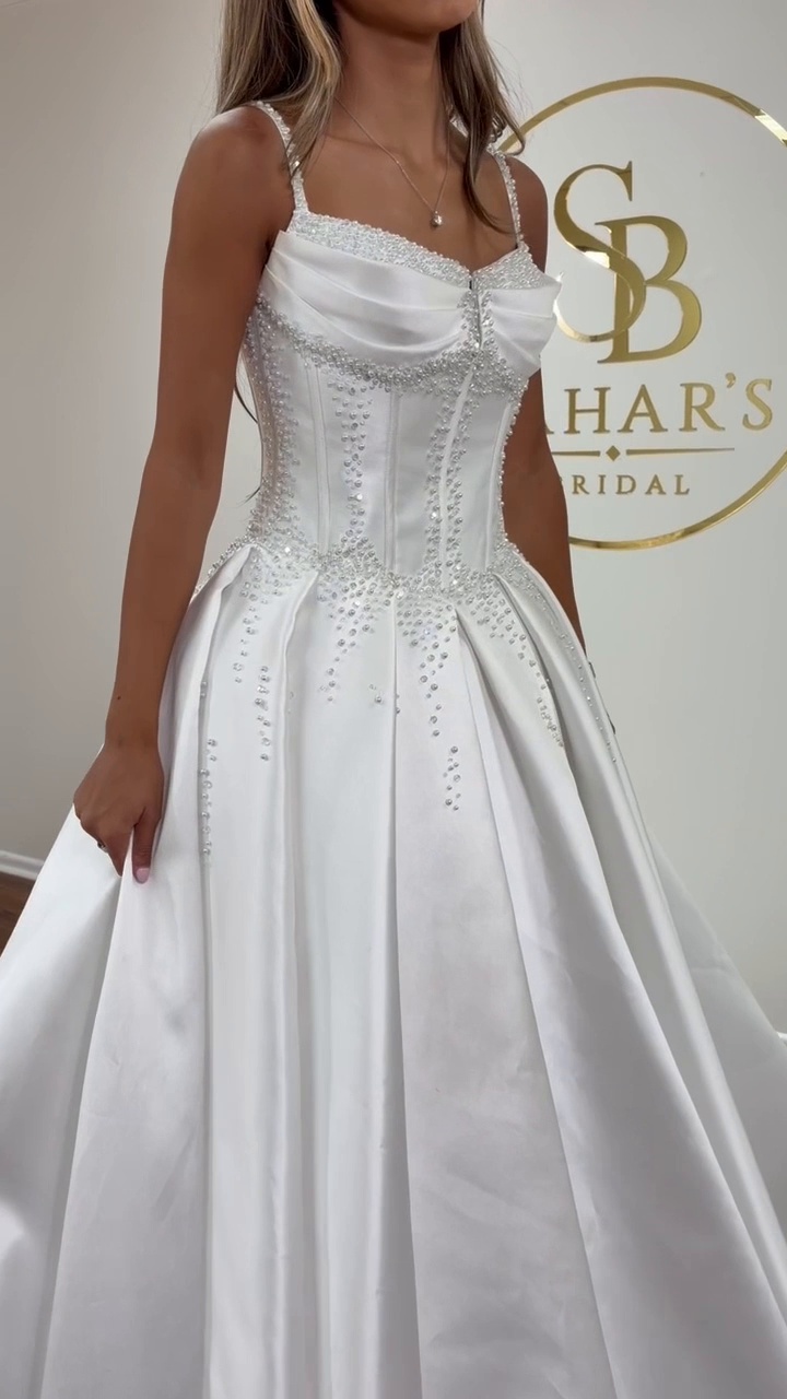 Noor — custom wedding dress portfolio by Sahar's Bridal
