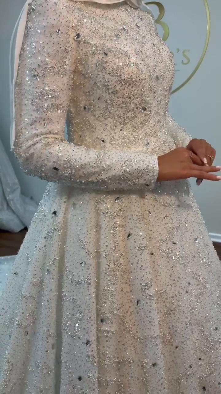 Fatima — custom wedding dress portfolio by Sahar's Bridal