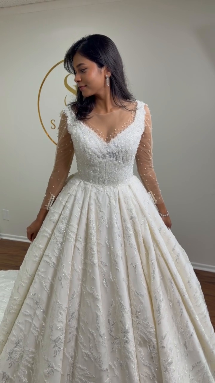 Samira — custom wedding dress portfolio by Sahar's Bridal